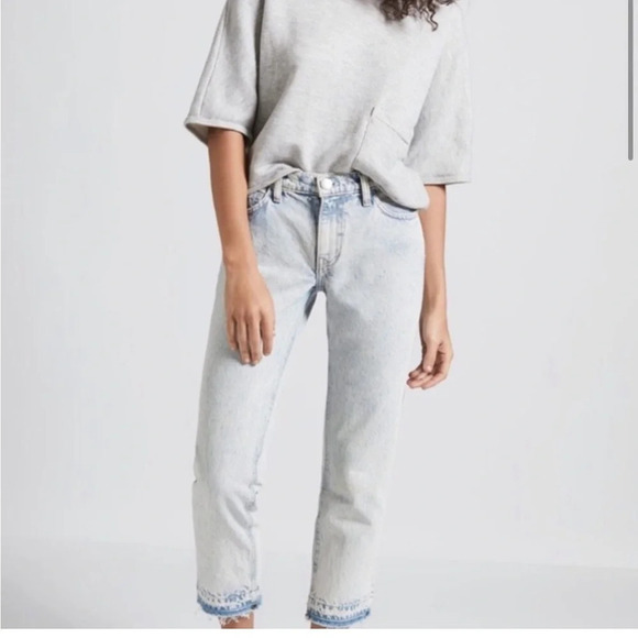 CURRENT/ELLIOT Cropped Straight Jeans Size 29 - Picture 7 of 7